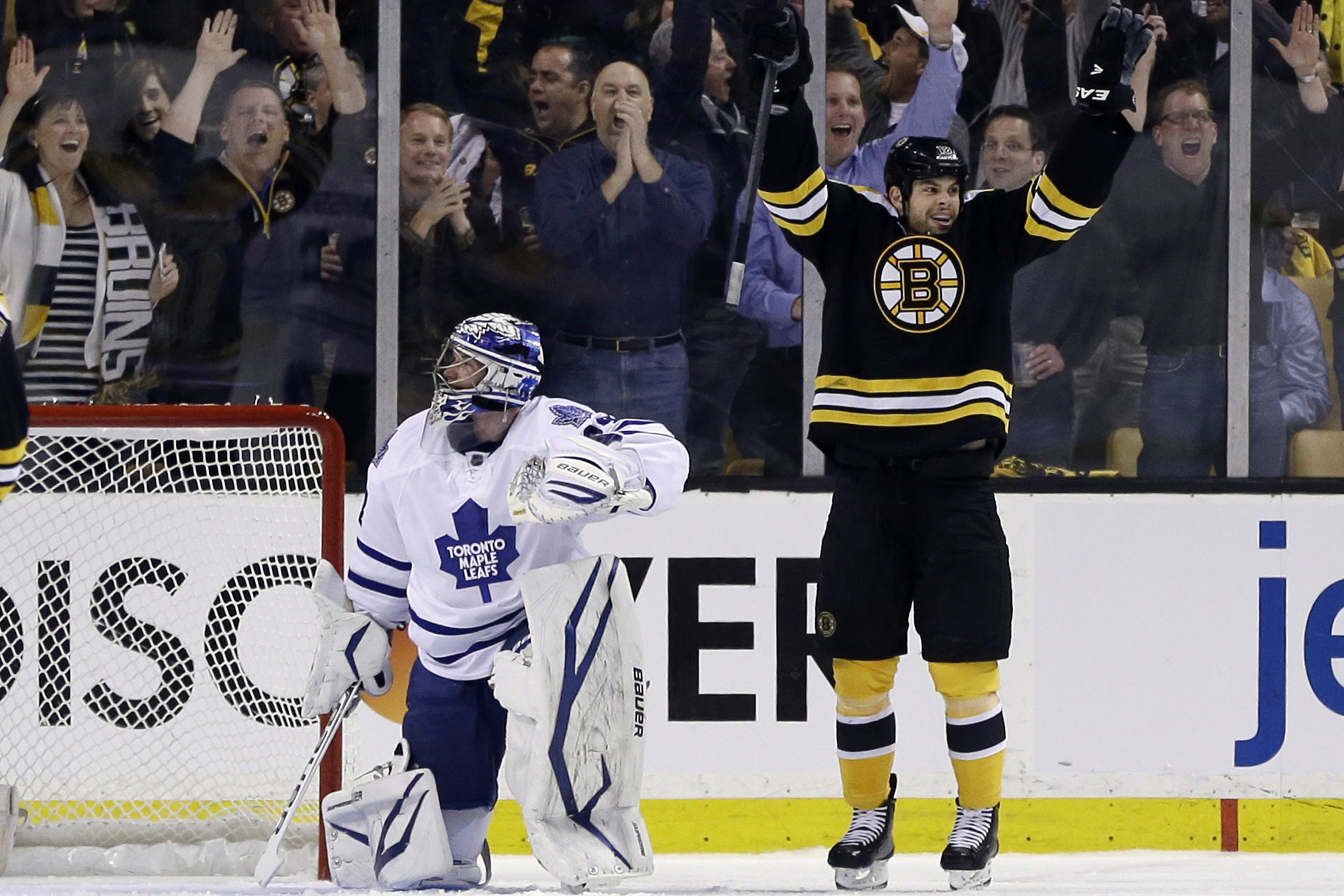 Bruins beat Maple Leafs 41 in game one of playoffs CityNews