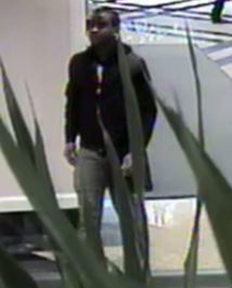 Security camera image of a man wanted for allegedly assaulting and robbing a sex-trade worker on Dec. 8, 2016. HANDOUT/Toronto Police Service