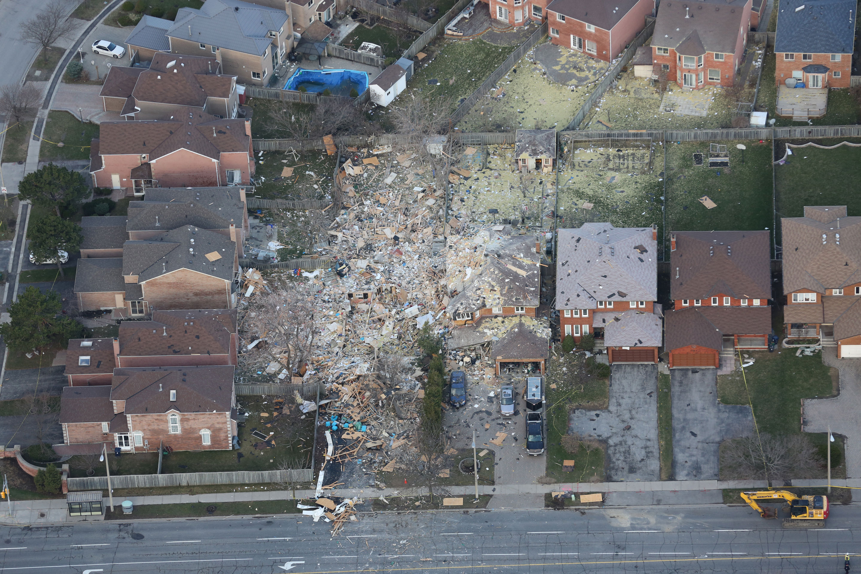 Scarborough house explosion caused by 'volatile, ignitable liquid