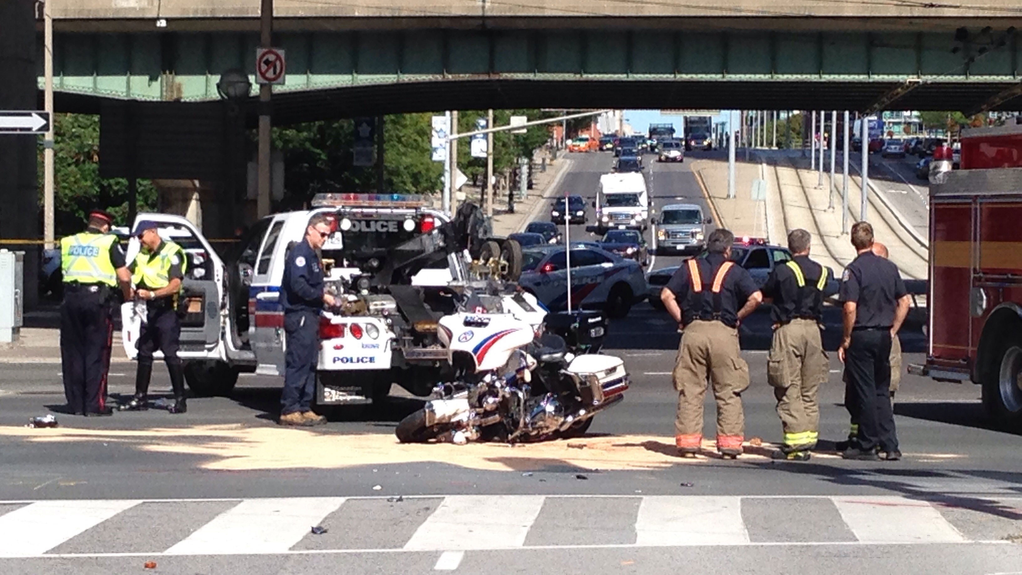 Toronto police officer expected to survive after motorcycle crash ...