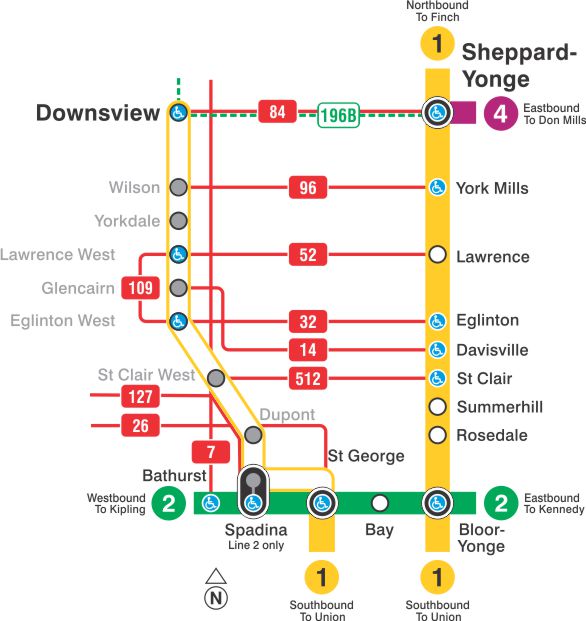 Subway closure to affect large portion of Yonge-University-Spadina line ...